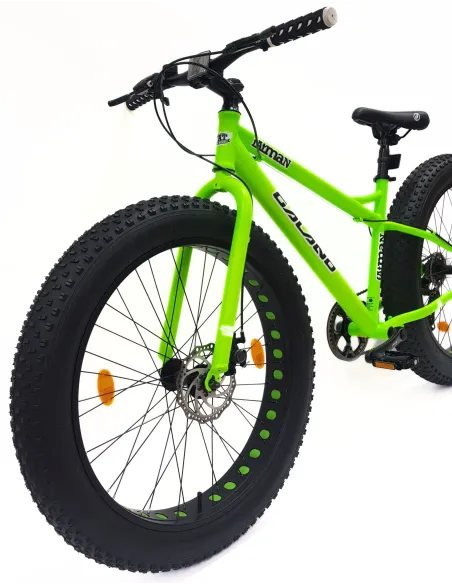 Rower Fatbike MTB 26 Górski Młodzieżowy Męski Damski Cyngle Tarcze Odblaski