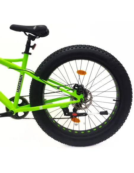 Rower Fatbike MTB 26 Górski Młodzieżowy Męski Damski Cyngle Tarcze Odblaski