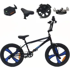 Rower BMX 20 Stal Młodzieżowy Unisex 4 Szprychy Rotor 360 Wyczynowy 80 kg
