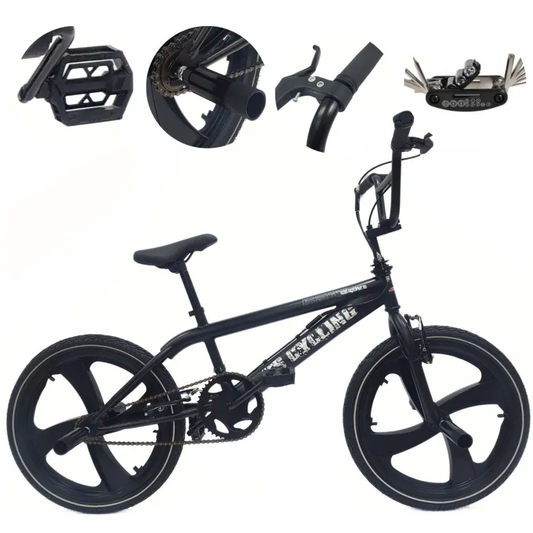 Rower Młodzieżowy BMX 20 Damski Męski Rotor 360 Pegi Wyczynowy Stalowy