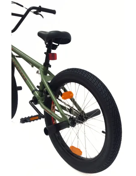 Rower BMX 20 Młodzieżowy Pegi Kierownica Rotor 360 Odblaski Stal U Brake