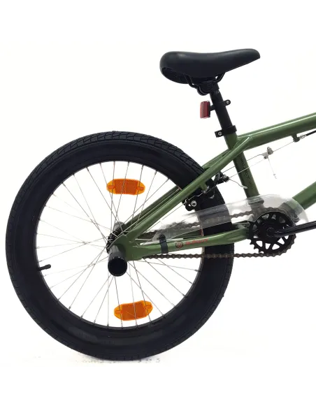 Rower BMX 20 Młodzieżowy Pegi Kierownica Rotor 360 Odblaski Stal U Brake