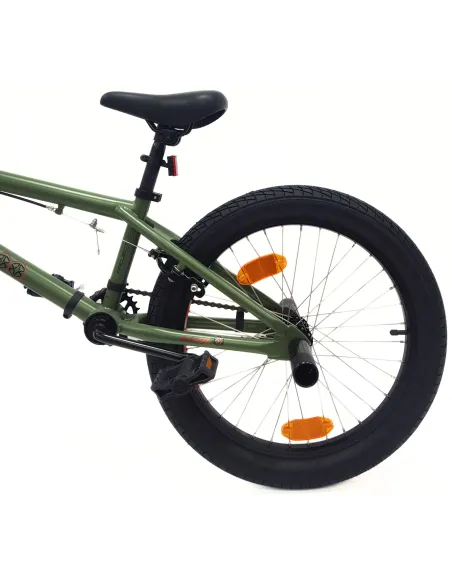 Rower BMX 20 Młodzieżowy Pegi Kierownica Rotor 360 Odblaski Stal U Brake