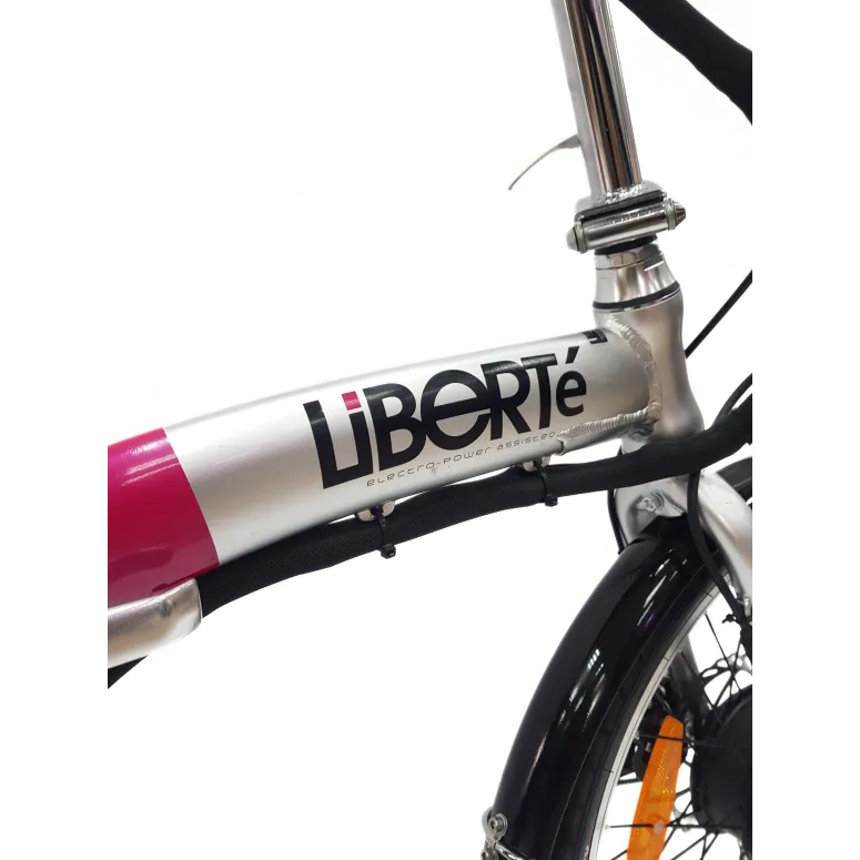 Elektryczny Rower Składany 20 Alu Wspomaganie Błotniki Dzwonek Bagaż Stopka