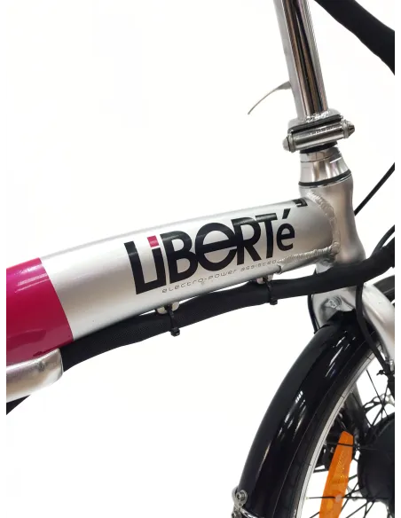 Elektryczny Rower Składany 20 Alu Wspomaganie Błotniki Dzwonek Bagaż Stopka