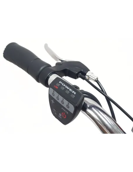 Elektryczny Rower Składany 20 Alu Wspomaganie Błotniki Dzwonek Bagaż Stopka