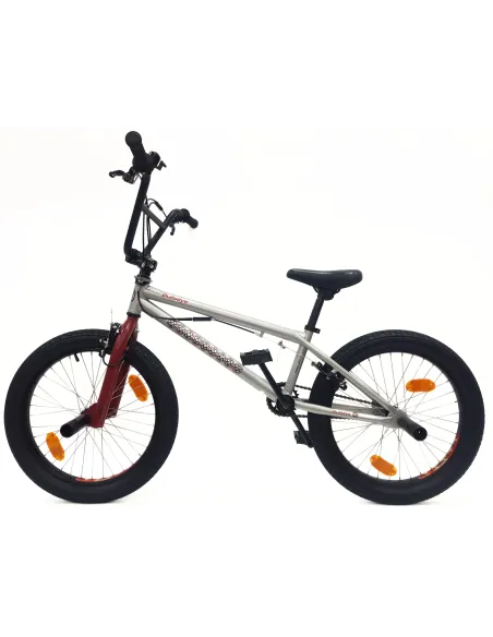 Rower BMX 20 Młodzieżowy Pegi Kierownica Rotor 360 Odblaski Stal U Brake