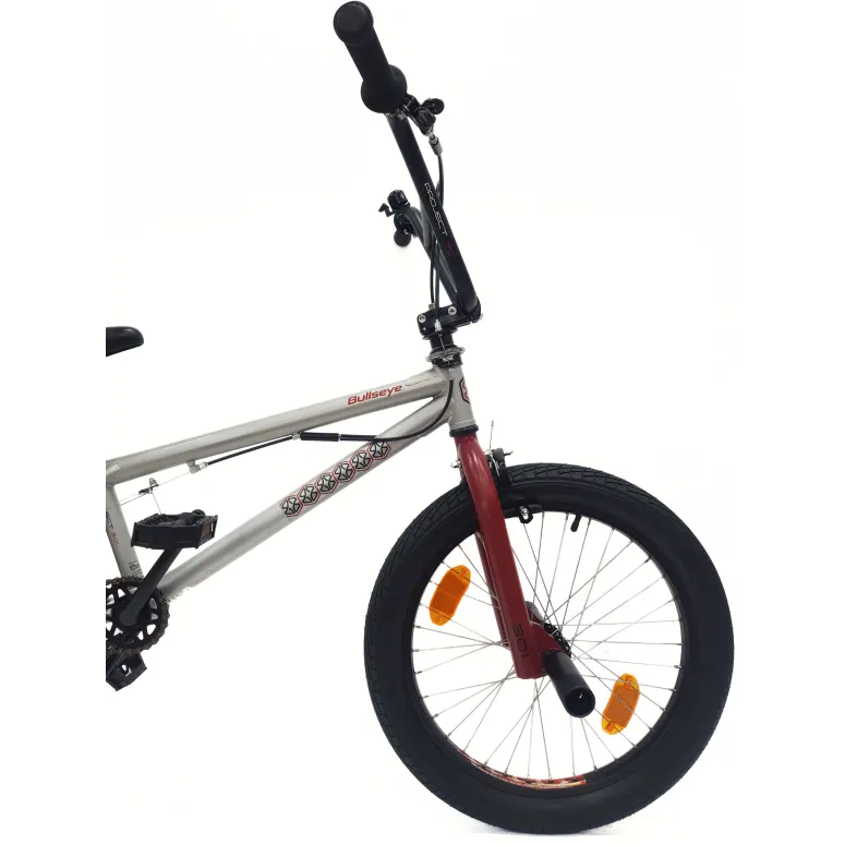 Rower BMX 20 Młodzieżowy Pegi Kierownica Rotor 360 Odblaski Stal U Brake