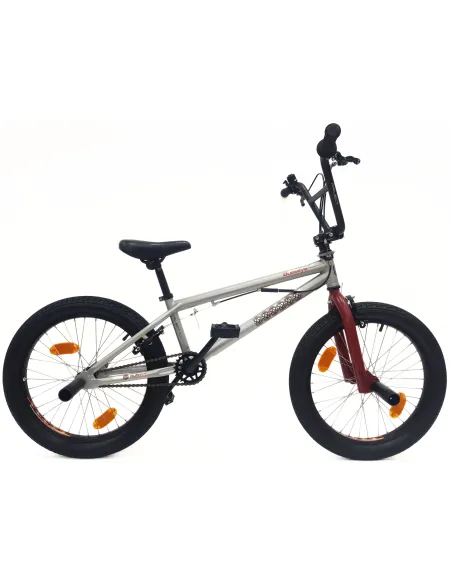 Rower BMX 20 Młodzieżowy Pegi Kierownica Rotor 360 Odblaski Stal U Brake