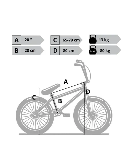 Rower BMX 20 Stal Młodzieżowy Unisex 4 Szprychy Rotor 360 Wyczynowy 80 kg