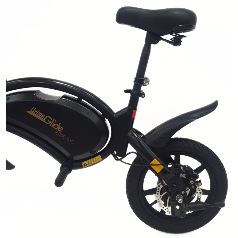 Elektryczny Pojazd Składany 14 Stal Uchwyt Oświetlenie Pegi Dzwonek Stopka