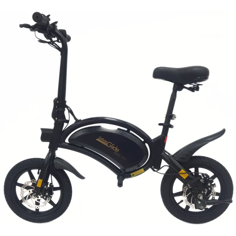 Elektryczny Pojazd Składany 14 Stal Uchwyt Oświetlenie Pegi Dzwonek Stopka