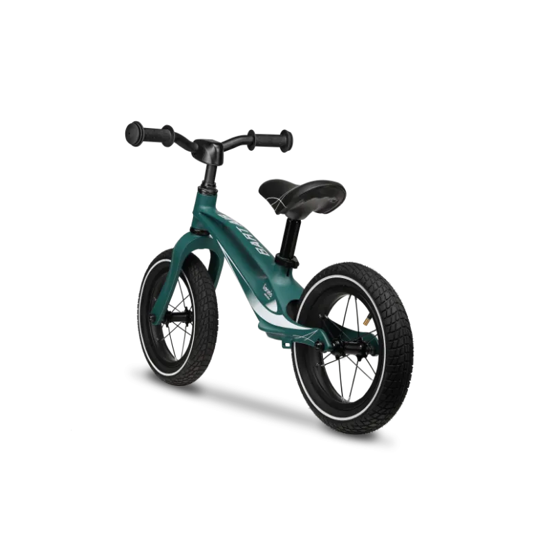 Rowerek Biegowy Dziecięcy 12 Alu Jeździk Leśny Zielony 2-6 lat 30kg