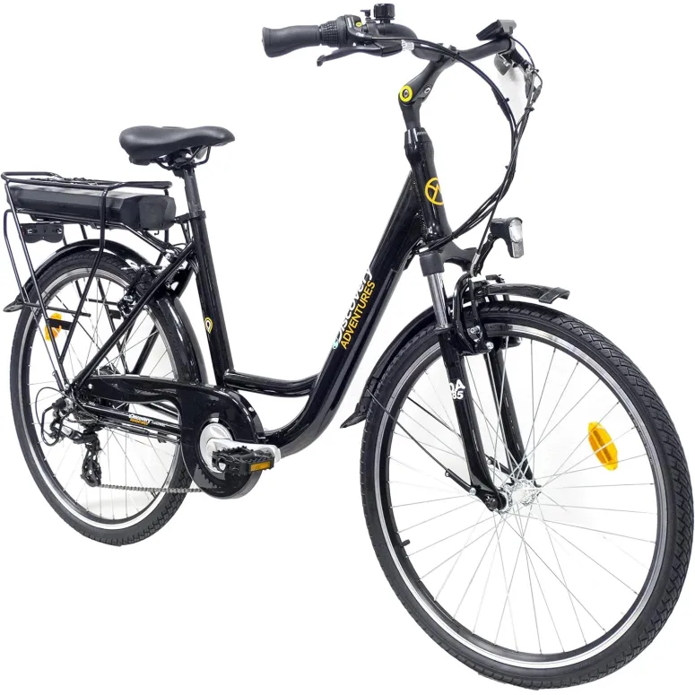 Elektryczny Rower Miejski 26 Alu V-Brake Revo Altus 250W 36V 13Ah Światła