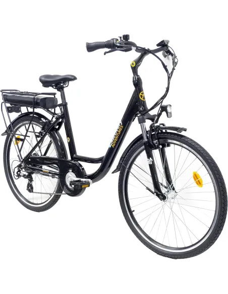 Elektryczny Rower Miejski 26 Alu V-Brake Revo Altus 250W 36V 13Ah Światła