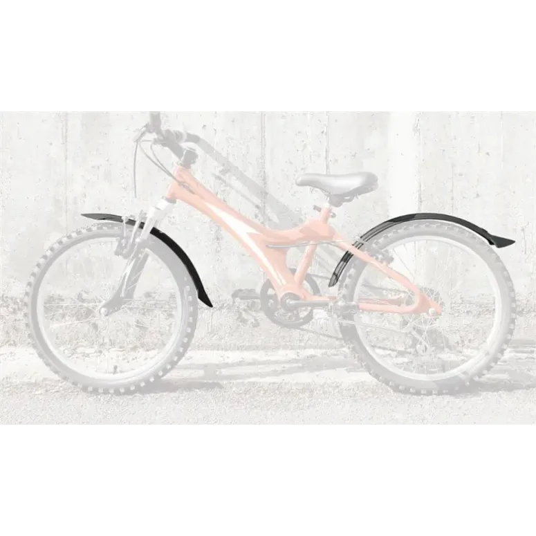 Błotniki Rowerowe SKS Velo 55 Kids Komplet Zestaw Szybki Montaż Koła 16-20"