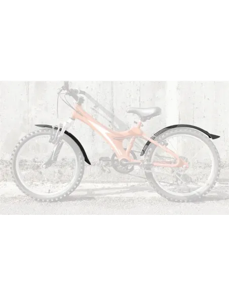 Błotniki Rowerowe SKS Velo 55 Kids Komplet Zestaw Szybki Montaż Koła 16-20"