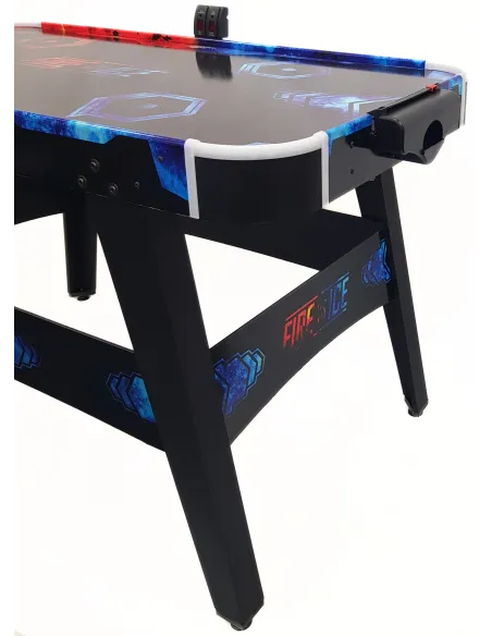 Cymbergaj Carromco AIRHOCKEY 4031 Zestaw Stół Akcesoria LED Drewno Tworzywo