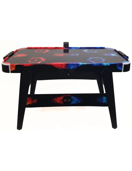 Cymbergaj Carromco AIRHOCKEY 4031 Zestaw Stół Akcesoria LED Drewno Tworzywo