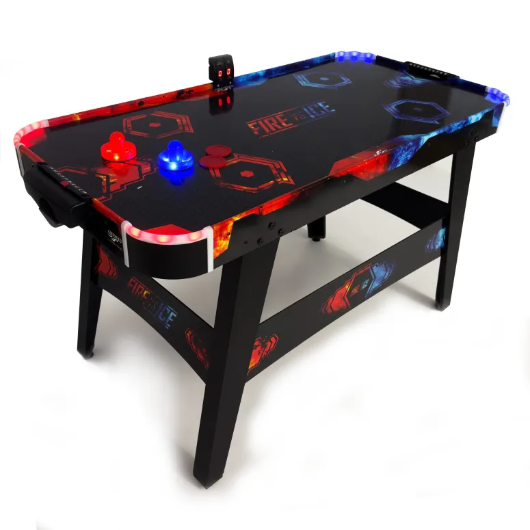 Cymbergaj Carromco AIRHOCKEY 4031 Zestaw Stół Akcesoria LED Drewno Tworzywo