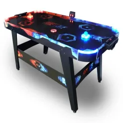 Cymbergaj Carromco AIRHOCKEY 4031 Zestaw Stół Akcesoria LED Drewno Tworzywo