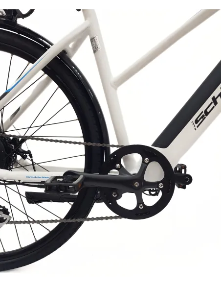 Elektryczny Rower Miejski 28 Alu Tarcze Wspomaganie Bagażnik Dzwonek