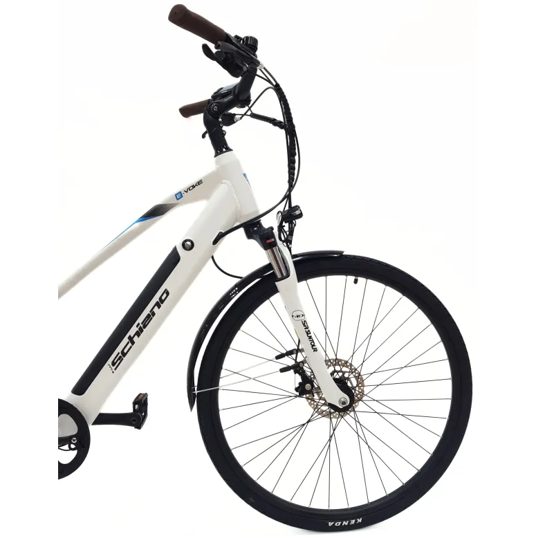 Elektryczny Rower Miejski 28 Alu Tarcze Wspomaganie Bagażnik Dzwonek