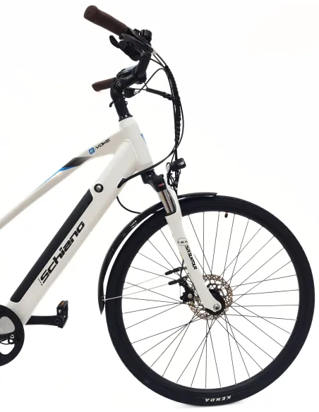 Elektryczny Rower Miejski 28 Alu Tarcze Wspomaganie Bagażnik Dzwonek