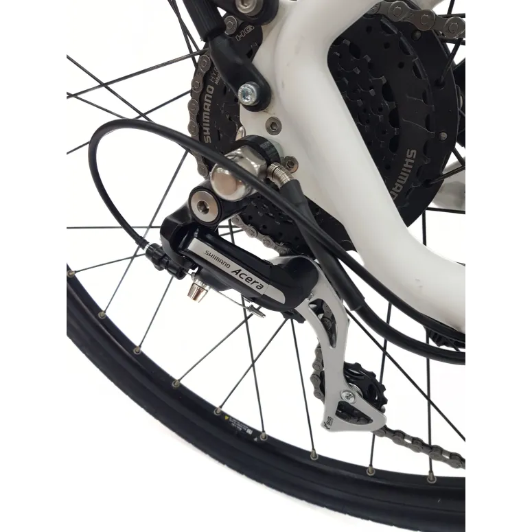 Elektryczny Rower Miejski 28 Alu Tarcze Wspomaganie Bagażnik Dzwonek