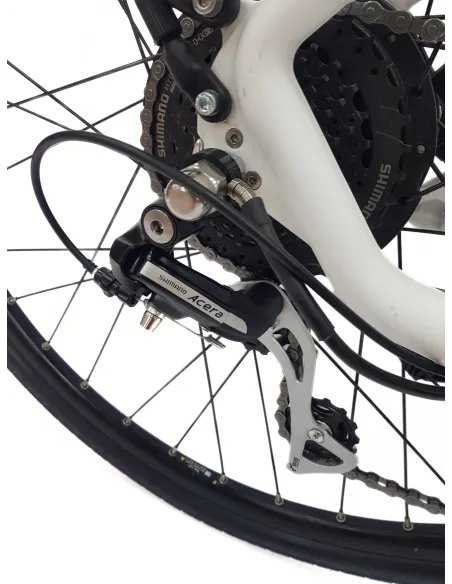 Elektryczny Rower Miejski 28 Alu Tarcze Wspomaganie Bagażnik Dzwonek