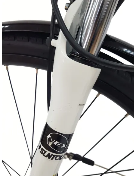 Elektryczny Rower Miejski 28 Alu Tarcze Wspomaganie Bagażnik Dzwonek