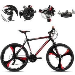 Rower Górski MTB 26 Stal Hardtail Młodzieżowy Amortyzowany Widelec Tourney