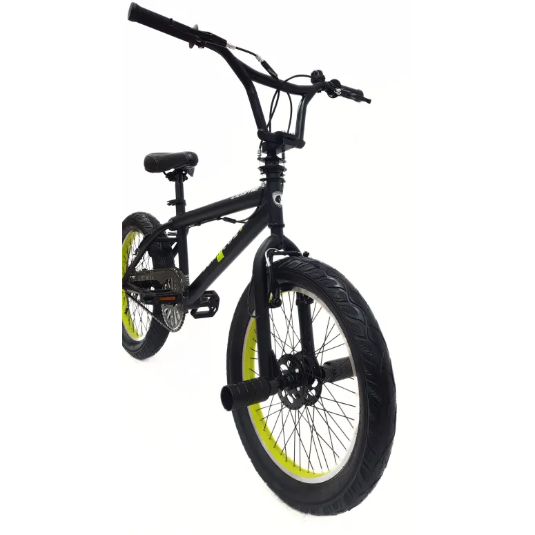 Rower BMX Młodzieżowy 20 Uniwersalny Pegi Stopka Kierownica Obrotowa 360