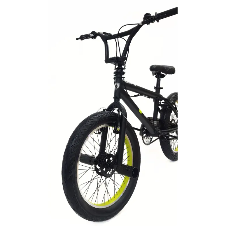 Rower BMX Młodzieżowy 20 Uniwersalny Pegi Stopka Kierownica Obrotowa 360