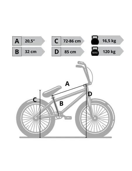 Rower BMX Młodzieżowy 20 Uniwersalny Pegi Stopka Kierownica Obrotowa 360