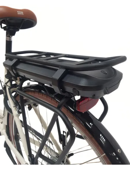 Elektryczny Rower Miejski 28 ALU Damski Wspomaganie Oświetlenie Bagaż Nexus