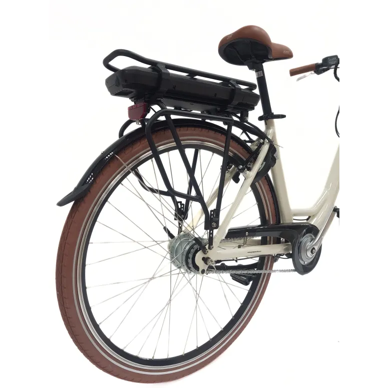 Elektryczny Rower Miejski 28 ALU Damski Wspomaganie Oświetlenie Bagaż Nexus