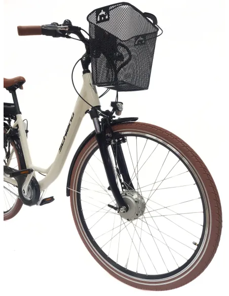 Elektryczny Rower Miejski 28 ALU Damski Wspomaganie Oświetlenie Bagaż Nexus