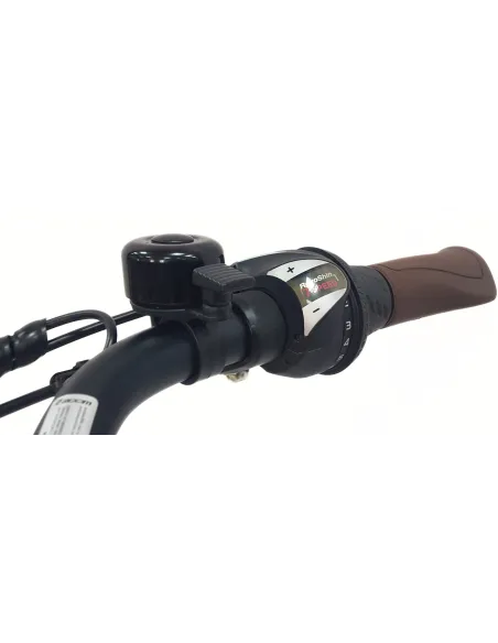 Elektryczny Rower Miejski Damski 28 Błotniki Oświetlenie Bagażnik Dzwonek