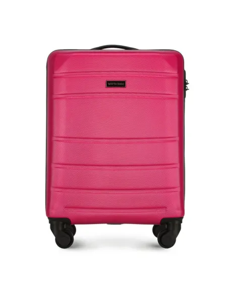 Walizka Kabinowa Wittchen 56-3A-651 Na Kółkach Różowa Dwie Komory ABS 32 L