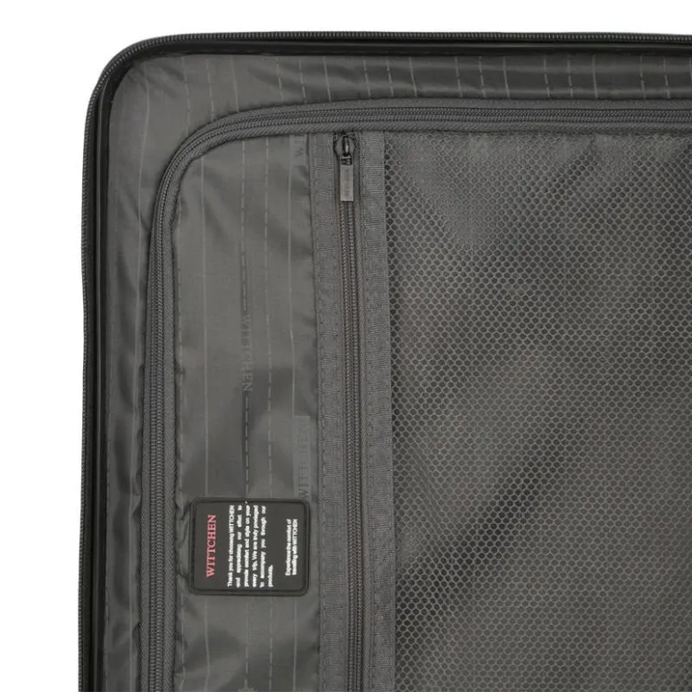 Walizka Kabinowa Wittchen 56-3A-651 Na Kółkach Różowa Dwie Komory ABS 32 L