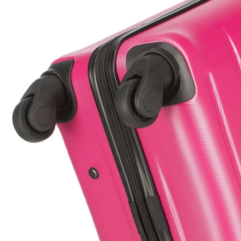 Walizka Kabinowa Wittchen 56-3A-651 Na Kółkach Różowa Dwie Komory ABS 32 L