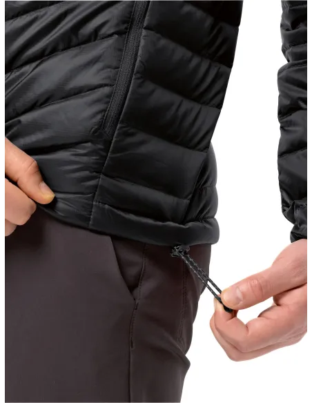 Kurtka Męska Puchowa Jack Wolfskin Passamani Down Hoddy Czarna r. M