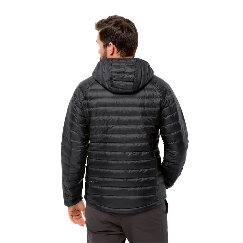 Kurtka Męska Puchowa Jack Wolfskin Passamani Down Hoddy Czarna r. M