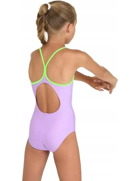 Dziewczęcy Strój Kąpielowy Arena Swimsuit Light Drop Jednoczęściowy 152 cm