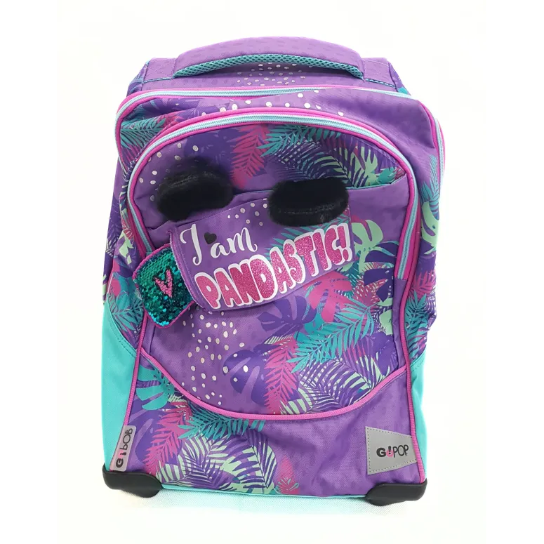 Plecak Szkolny Turystyczny GOPOP ZAINO PANDASTIC Dziecięcy Dziewczęcy 36L
