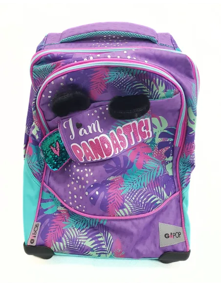 Plecak Szkolny Turystyczny GOPOP ZAINO PANDASTIC Dziecięcy Dziewczęcy 36L
