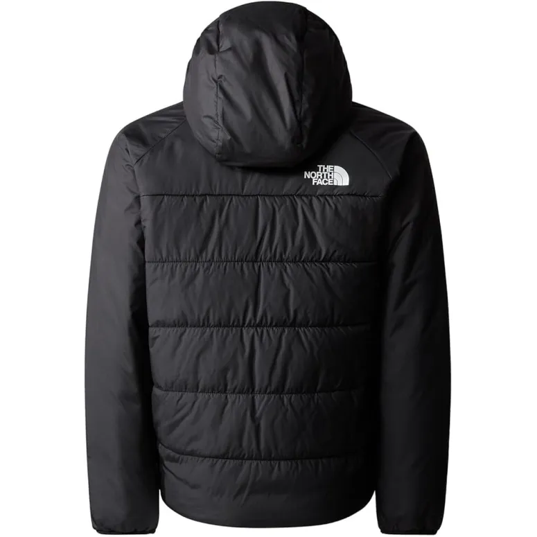 Kurtka Dziecięca Zimowa The North Face Perrito Puchowa Czarna Logo r. XXL