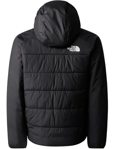 Kurtka Dziecięca Zimowa The North Face Perrito Puchowa Czarna Logo r. XXL