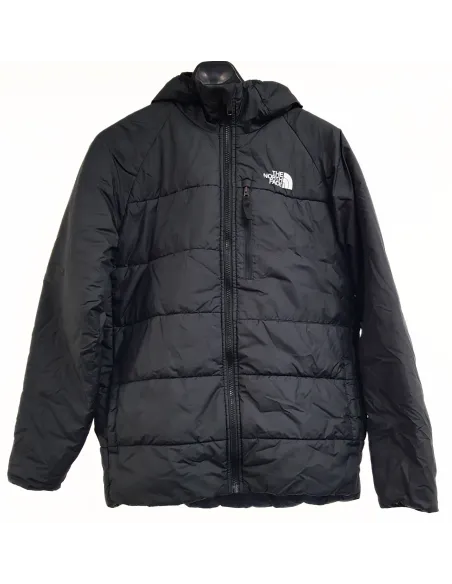 Kurtka Dziecięca Zimowa The North Face Perrito Puchowa Czarna Logo r. XXL